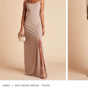 ASH DRESS
CREPE TAUPE